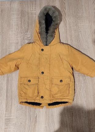 Теплая зимняя курточка на 3-6 месяцев тм george4 фото