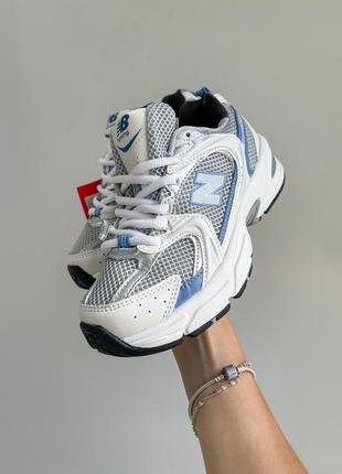 Жіночі кросівки new balance 530 white blue / smb7 фото