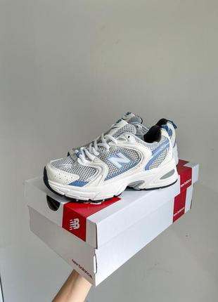 Жіночі кросівки new balance 530 white blue / smb9 фото