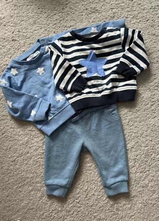 Продам комплект для мальчика (2 свитшота и штанишки)