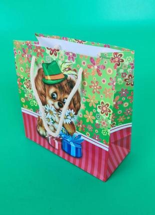 Пакет подарочный под чашку  16/16/8 (артч-082) (12 шт)