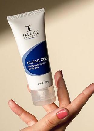 Image skincare clear cell матуючий крем для жирної шкіри mattifying moisturizer