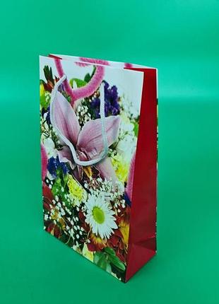 Бумажный пакет подарочный средний 17/26/8(артsv-235) (12 шт)