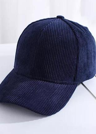 Вельветовая качественная кепка + подарок 🎁