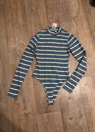 Новый боди гольф кофта водолазка xs primark1 фото