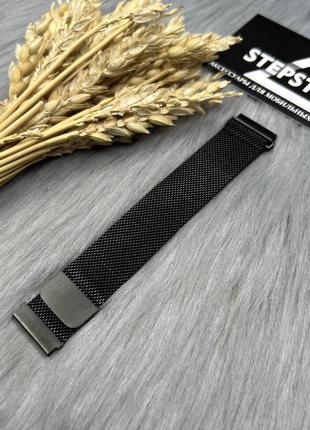 Ремешок миланская петля для amazfit gtr 42 mm мм milanese loop smart watch металлический3 фото