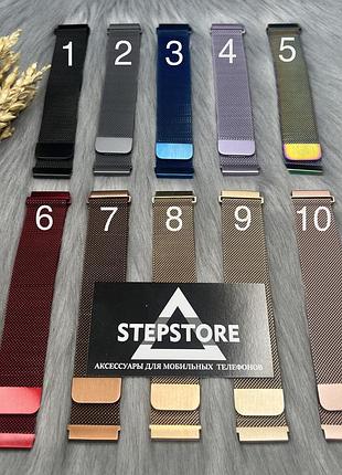 Браслет ремінець 22 mm міланська петля для amazfit watch gtr 2 металевий