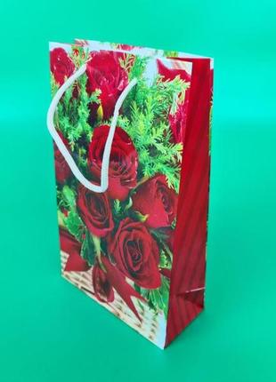 Бумажный пакет подарочный средний 17/26/8 (артsv-127) (12 шт)