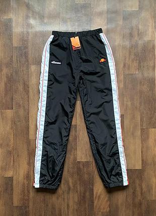 Балоневі спортивні штани ellesse italy оригіна чорні нові широкі розмір s m