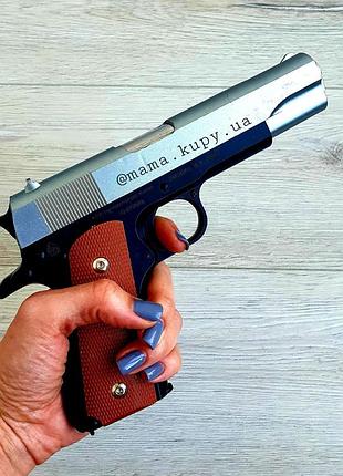 Страйкбольный іграшковий пістолет кольт 1911 colt 1:1 спринговый
