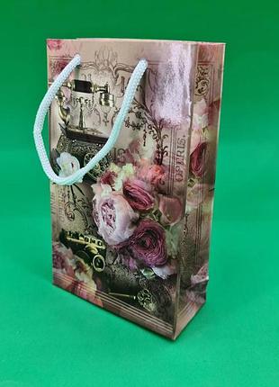 Пакет паперовий подарунковий малий 11/18/5 (арт м051) (12 шт.)