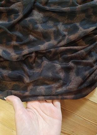 Шикарная новая леопардовая мини юбка/юбка3 фото