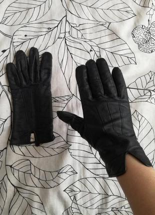 Кожаные перчатки размер s1 фото