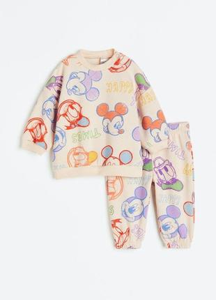 Детский утепленный спортивный костюм микки маус для мальчика