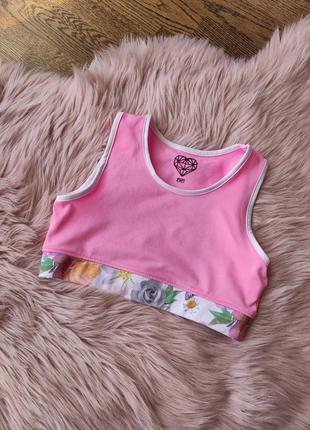 Топ розовый