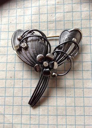 Брошь- дивные цветы. 4