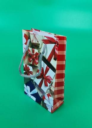 Пакет паперовий подарунковий малий 11/18/5 (арт м070) (12 шт.)