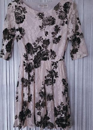 Из парижа с любовью❤️винтажное кружевное платье