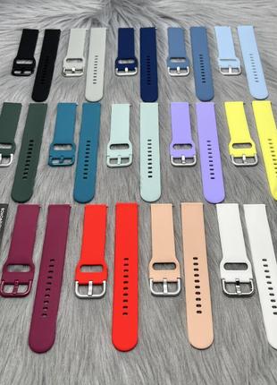 Ремешок 20 mm мм для samsung amazfit garmin huawei smart watch на застежке силиконовый на застежке2 фото