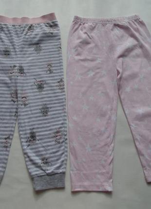 Набор 2 шт. штаны пижамные matalan-primark 3-4