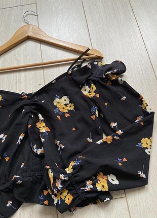 Топ в цветочный принт h&amp;m devided 5