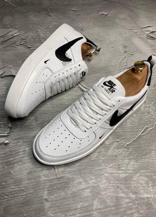 Стильные кроссовки, кеды найк head nike белые кожаные мужские (весна/осень/деми/демисезонные,лето) весенние, осенние, летние6 фото