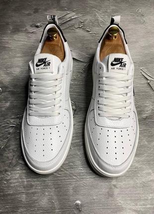 Стильные кроссовки, кеды найк head nike белые кожаные мужские (весна/осень/деми/демисезонные,лето) весенние, осенние, летние7 фото