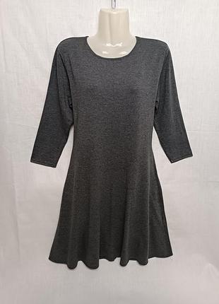 Платье серое h&amp;m l,40 9