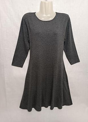 Платье серое h&amp;m l,40 7