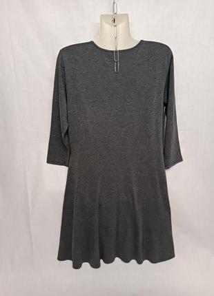 Платье серое h&amp;m l,40 2