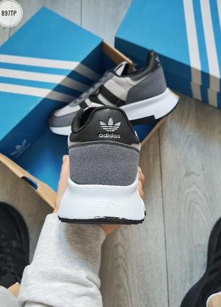 Мужские кроссовки adidas grey6 фото