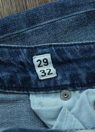 💥 jack jones джинси чоловічі сині рвані вузькі завужені s сині zara h&m divided7 фото
