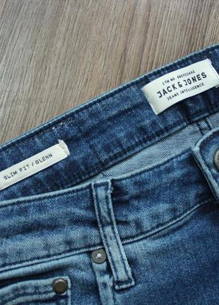 💥 jack jones джинси чоловічі сині рвані вузькі завужені s сині zara h&m divided8 фото