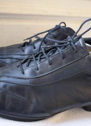 Кожаные туфли мокасины лоферы кроссовки geox respira р. 45 30,5 см