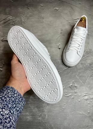 Стильні кеди біліонер billionaire шкіряні білі чоловічі (весна/осінь/літо...