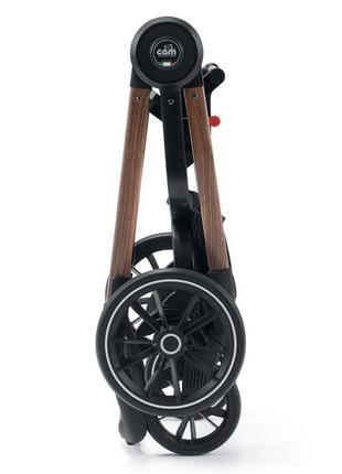 Коляска 2 в 1 cam techno milano, рама под дерево, цвет антрацит (805t/v96/978/556k)