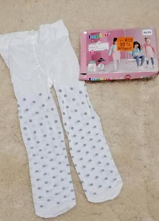 Красивые капроновые колготы lupilu на 2-3 и 9-10 лет