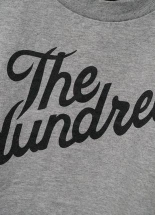 Плотная футболка с принтом логотипа the hundreds5 фото