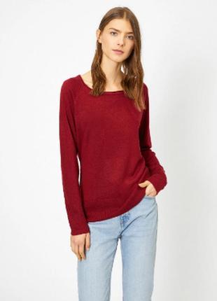Джемпер свитер женский koton бордовый s1 фото