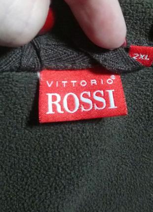 Vittorio rossi/куртка-ветровка спортивная  на микрофлисе. смотрите мерки4 фото