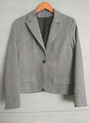 Мега стильный пиджак.  жакет. кардиган.  кофта.  ткань под твид, ёлочка.  деловой стиль