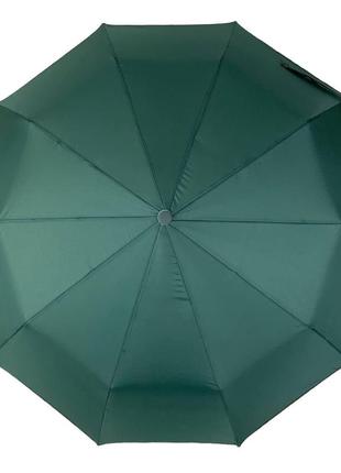 Женский зонт полуавтомат от bellissimo на 10 спиц, однотонный, зеленый, 019307-52 фото