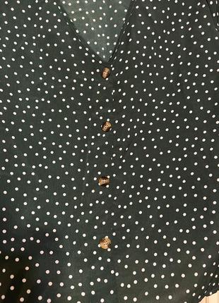 Блуза в горошек shein