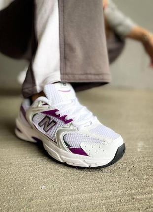 Женские кроссовки new balance 530 white purple v2 / smb6 фото