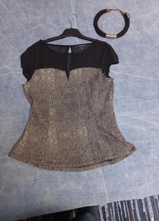 Блуза-топ в чорних тонах