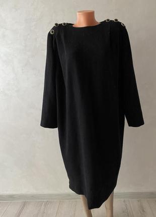 Шерстяное платье ручной работы стиля 80-90х5 фото