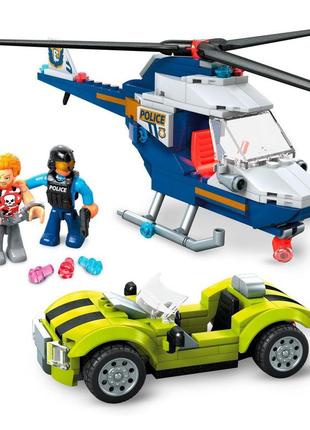 Конструктор mega construx police chase полицейская погоня 252 шт. (88796184314)