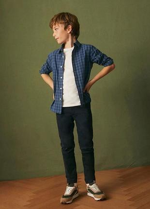 Стильные котоновые брюки для мальчика брюки slim fit для мальчика