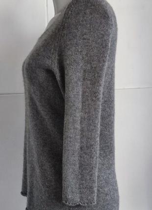 Кашемировый свитер peter hahn (петер хон) серого цвета5 фото