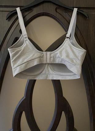 Шикарний, базовий, бюстгальтер, світло сірого кольору, без кісточок, від бренду: tu👌
